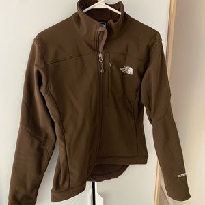 Women’s chocolate brown north face jacket - Medium